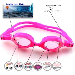 Óculos de Natação Gold Sports Little Fish Infantil - Foto 3