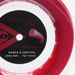 Corda Dunlop Explosive Red 17g 1.25mm Rolo Com 200 Metros - Foto 2