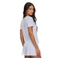 Camiseta Feminina Alto Giro Skin Fit Alongada - Foto 2