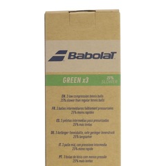 Bola de Tênis Babolat Iniciação Green Stage - 3 Bolas - Foto 2