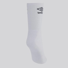 Meia Cano Alto Umbro - 3 unidades - Unissex - Foto 3