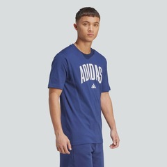Camiseta adidas Grafica Collegiate - Masculina - Foto 3