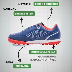 Chuteira Society Umbro Neo-Comfort - Masculino - Foto 3