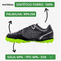 Chuteira Society Umbro Neo-Comfort - Masculino - Foto 3