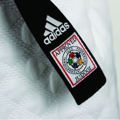 Faixa de Judô adidas Elite Preta Logo Antigo Selo IJF - Foto 4