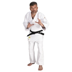 Kimono de Judô Adulto MKS CBJ Oficial Jisseki Gold Line Profissional - Foto 1