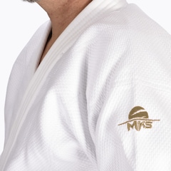 Kimono de Judô Adulto MKS CBJ Oficial Jisseki Gold Line Profissional - Foto 4