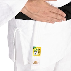 Kimono de Judô Adulto MKS CBJ Oficial Jisseki Gold Line Profissional - Foto 6