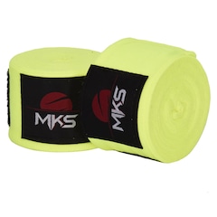 Bandagem Fita Protetora Elástica MKS Neon 4,55m - Par - Foto 1