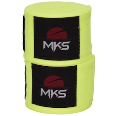 Bandagem Fita Protetora Elástica MKS Neon 4,55m - Par - Foto 4