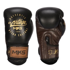 Luva de Boxe Profissional MKS Vintage com fechamento em Velcro - Foto 2