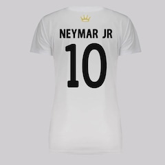 Camisa do Santos Logo 10 Neymar FutFanatics Feminina - Foto 1