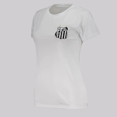 Camisa do Santos Logo 10 Neymar FutFanatics Feminina - Foto 3