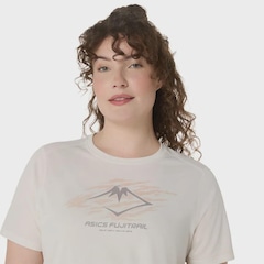 Camiseta ASICS Fujitrail Logo - Feminino - Foto 4