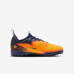 Chuteira Society Erling Haaland Nike Phantom 6 Academy Infantil - Foto 3