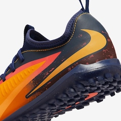 Chuteira Society Erling Haaland Nike Phantom 6 Academy Infantil - Foto 9