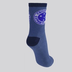 Meia Cano Alto Cruzeiro Esporte Unissex - Foto 2