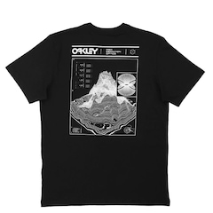 Camiseta Oakley Topography Map SS Tee Masculina - Foto 4