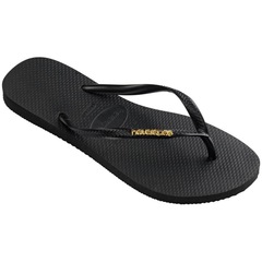 Chinelo De Dedo Havaianas Slim Logo Metallic Feminino - Foto 2