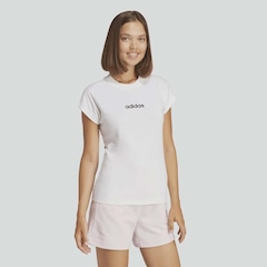 Camiseta Feminina adidas Manga Curta Logo Linear - Foto 3