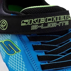 Tênis Infantil Skechers Meteor Lights Krendo - Foto 7