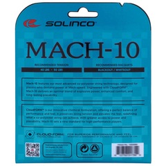 Corda Solinco Mach-10 Azul 18 1.15mm Azul - Set Individual - Foto 3