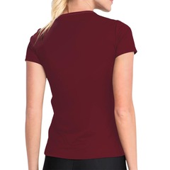 Camiseta Feminina Wilson Core SS Tee 2 Bordô - Foto 3