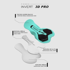 Short ciclismo Free Force Classic Invert 3D Pro Feminino - Foto 5