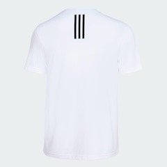 Camiseta Masculina Adidas Own The Run 3 Listras - Foto 2