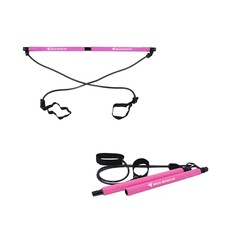 Kit Barra Pilates Elástico Pedal Gold Sports Master - Foto 3