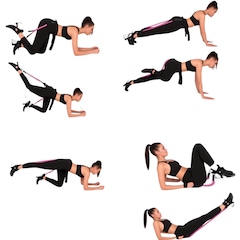 Cinto Elástico Gold Sports Booty Belt Resistance Tensão Pesada - Foto 7