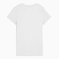 Camiseta Puma Feminina Essentials Logo Lab Algodão - Foto 2