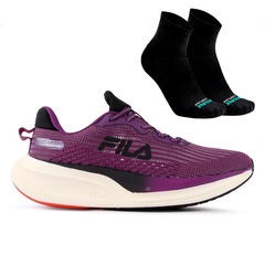Tênis Fila Racer Speedzone Feminino + Par de Meias Performance - Foto 1