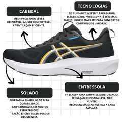 Tênis Asics Gt-1000 14 - Masculino - Foto 3