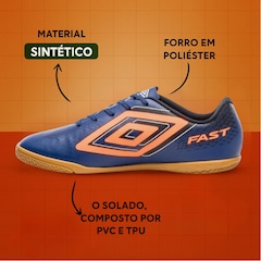 Chuteira Futsal Infantil Umbro Fast II Jr - Foto 3