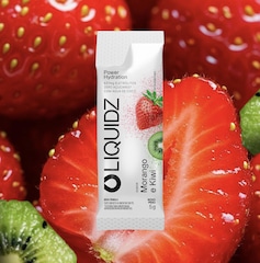 Eletrólitos Zero Açúcares Liquidz® - Sabor Morango com Kiwi - Kit 1 Caixa - 14 sachês - Foto 5