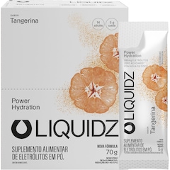 Eletrólitos Zero Açúcares Liquidz® Sabor Tangerina - Kit 1 Caixa - 14 sachês - Foto 1