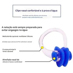 Kit Protetor De Ouvido Nasal E Anatômico Gold Sports - Foto 4