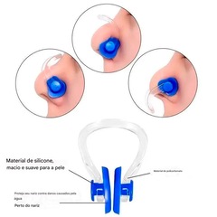 Kit Protetor De Ouvido Nasal E Anatômico Gold Sports - Foto 5