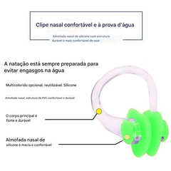 Kit Protetor De Ouvido Nasal E Anatômico Gold Sports - Foto 3