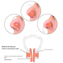 Kit Protetor De Ouvido Nasal E Anatômico Gold Sports - Foto 3