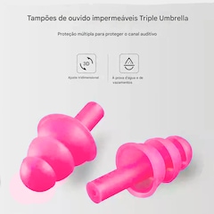 Kit Protetor De Ouvido Nasal E Anatômico Gold Sports - Foto 3