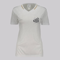 Camisa Do Santos Deslocar Feminina - Foto 1