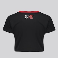 Blusa Cropped Flamengo Movimentar Feminina - Foto 3