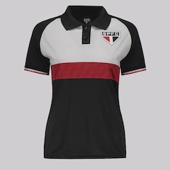 Camiseta Polo São Paulo Triple FutFanatics Feminina - Foto 1