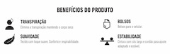 Bermuda de Compressão Feminina HUPI Curta Major - Foto 9