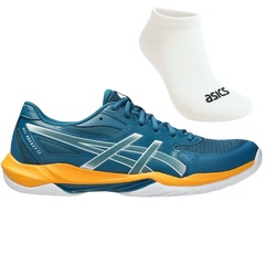 Kit Tênis ASICS GEL-Rocket 12 E Meia - Masculino - Foto 1