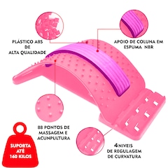 Suporte Lombar do Massageador Das Costas Gold Sports - Easy Posture - Foto 3