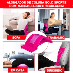 Suporte Lombar do Massageador Das Costas Gold Sports - Easy Posture - Foto 4