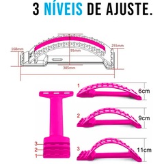 Suporte Lombar do Massageador Das Costas Gold Sports - Easy Posture - Foto 5